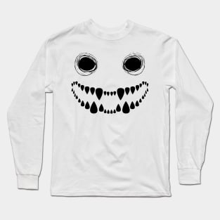 Scary Monster face Long Sleeve T-Shirt